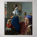 Suche nach johannes vermeer poster Malerei