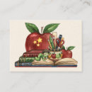 Suche nach bücherwurm visitenkarten Schule