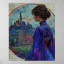 Suche nach blaue frau poster Bunt