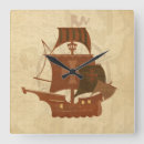 Suche nach piratenschiffe poster wanduhren Nautisch
