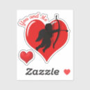 Suche nach pfeil und bogen aufkleber Valentinstag