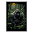 Suche nach silverback gorilla poster Berggorilla