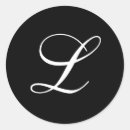Suche nach monogramm l aufkleber Schwarz