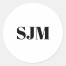 Suche nach initials aufkleber Elegant