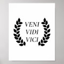 Suche nach veni vidi vici poster Latin