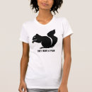 Suche nach schwarzes eichhörnchen tshirts Silhouette