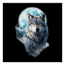 Suche nach heulender wolf poster Vollmond