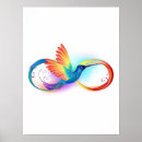 Suche nach unendlichkeit poster Regenbogen