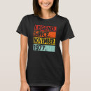 Suche nach legende seit 1977 tshirts Jahre