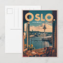 Suche nach oslo postkarten Norwegische flagge