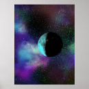 Suche nach sterne und monde poster Weltraum