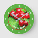 Suche nach beere wanduhren Rot