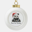 Suche nach niedlicher panda ornamente Weihnachtspanda