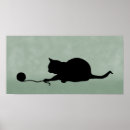 Suche nach silhouetten der schwarzen katze poster Illustration