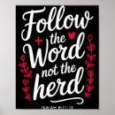 Suche nach mir zu folgen poster Christlich