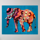 Suche nach bunter elefant poster Pachyderm