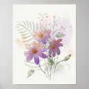 Suche nach lila wildblumen poster Violette blumen