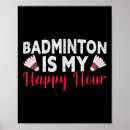 Suche nach glückliche stunde poster Badminton
