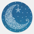 Suche nach mann im mond aufkleber Vintag