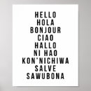 Suche nach sprachen poster Minimalistisch