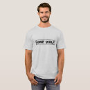 Suche nach einsamer wolf tshirts Allein
