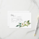 Suche nach weiße blume rsvp karten Bride