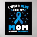 Suche nach diabetes poster Blau