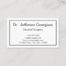 Suche nach surgeon visitenkarten Modern