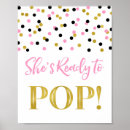 Suche nach rosa punkte poster Gold