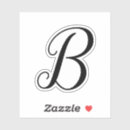 Suche nach monogramm b aufkleber Brief