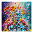 Suche nach retro roboter poster Bunt