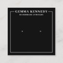 Suche nach schmuck visitenkarten Ohrhalter