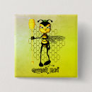 Suche nach gelbe schwarze biene buttons Cartoon