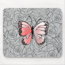 Suche nach rosa schmetterlinge mousepads Für sie