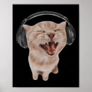 Suche nach kopfhörer poster Katzenliebhaber