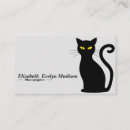 Suche nach schwarze katze visitenkarten Silhouette