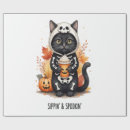 Suche nach halloween katze geschenkpapier Geist