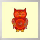 Suche nach rote eule poster Niedlich