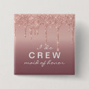 Suche nach braut crew buttons Bridesmaid