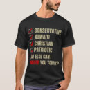 Suche nach konservativ tshirts Christlich