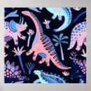 Suche nach niedlicher dinosaurier poster Abstrakt