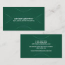 Suche nach chauffeur visitenkarten Elegant