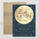Suche nach liebe zum mond einladungen Gold