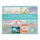 Suche nach hunde kalender Aquarell