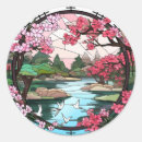 Suche nach japanische landschaft aufkleber Kirschblüte