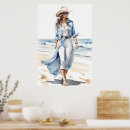 Suche nach cowgirls poster Aquarell