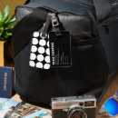 Suche nach name und anschrift gepäckanhänger Schwarz weiß