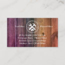 Suche nach woodworking visitenkarten Carpentry