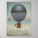 Suche nach vintager heißluftballon poster Fantasie