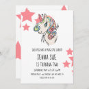 Suche nach rosa pferd einladungen Mädchengeburt